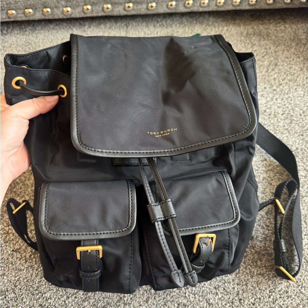 Tory Burch Black and Gold Men's Backpack